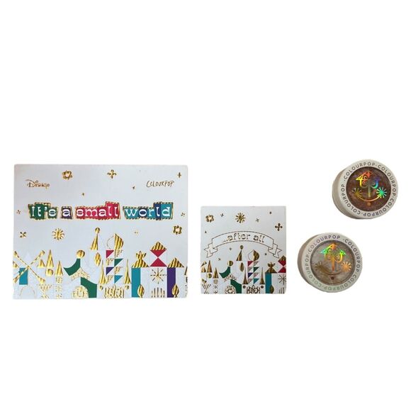 COLOURPOP x DISNEY It’s A Small World Eyeshadow Palette Limited Edition NEW - Picture 1 of 9